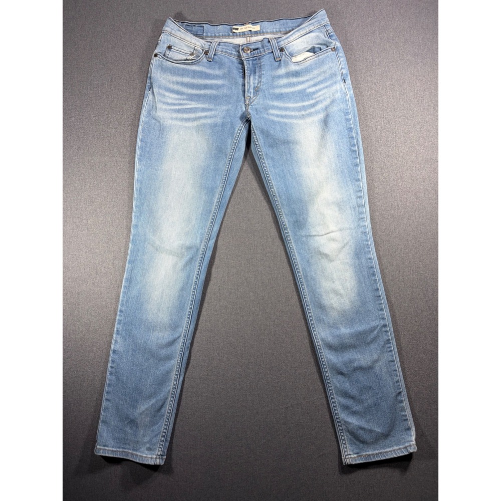 Levis 524 Too Superlow Slim Jeans Light Wash Denim W29 L32 9M